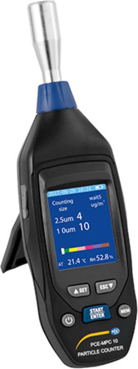 PCE Instruments PCE-MPC 10 Finstøv-måleapparat Temperatur, Luftfugtighed med USB-interface