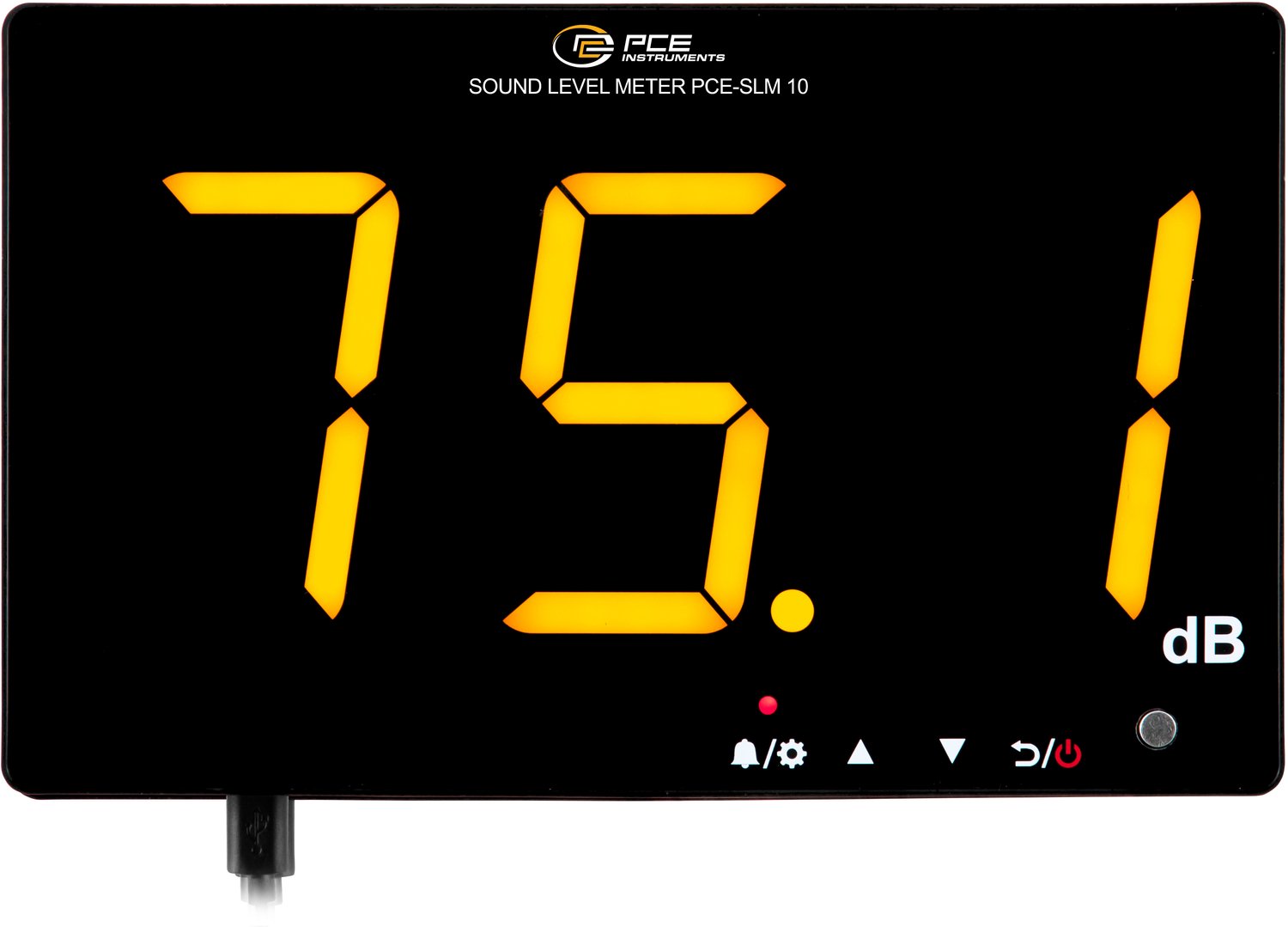 PCE Instruments Lydniveau-måleapparat Datalogger PCE-SLM 10 30 - 130 dB 31.5 Hz - 8.5 kHz USB