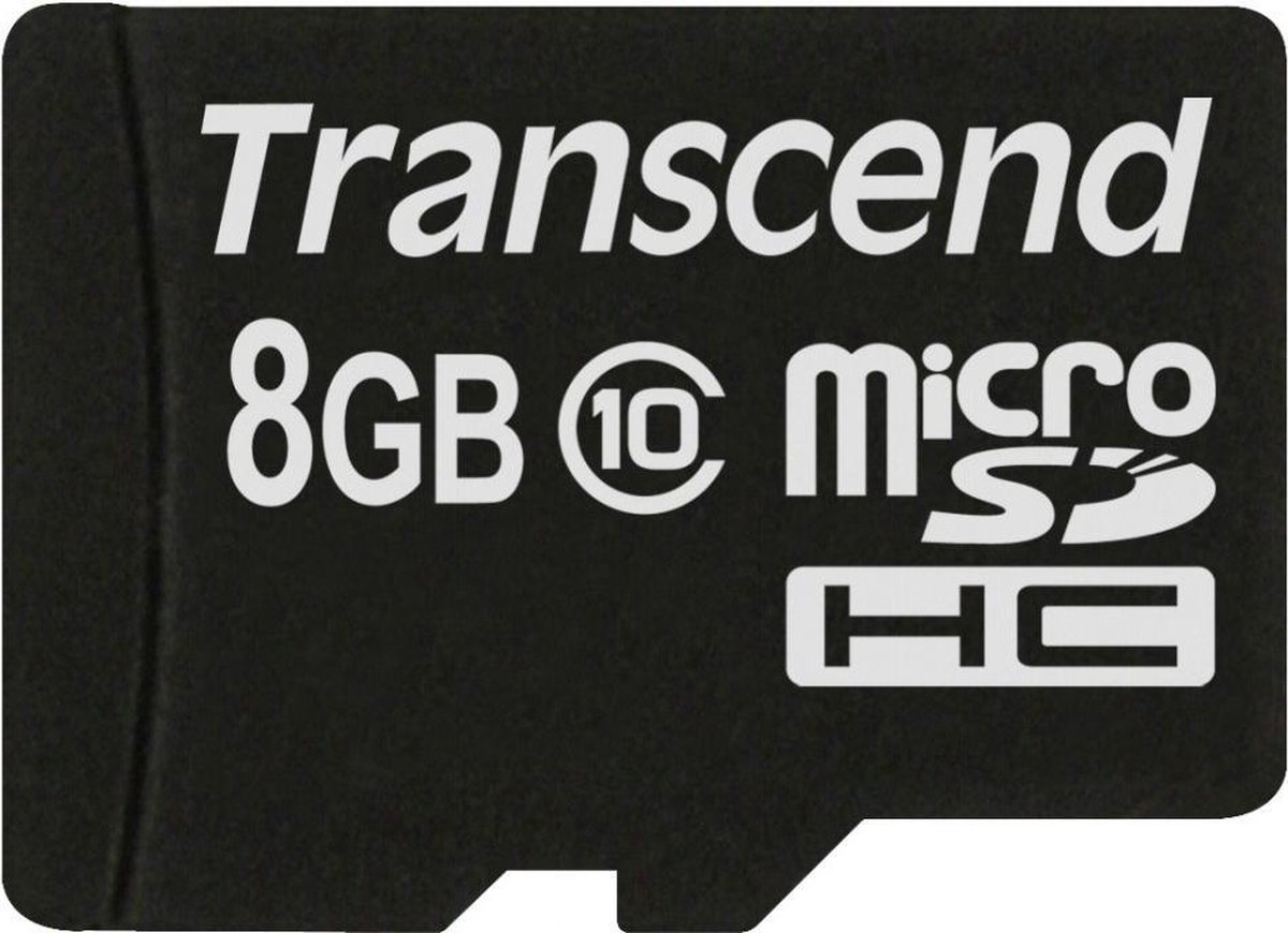 Transcend Premium MicroSDHC-kort Industrial 8 GB Class 10
