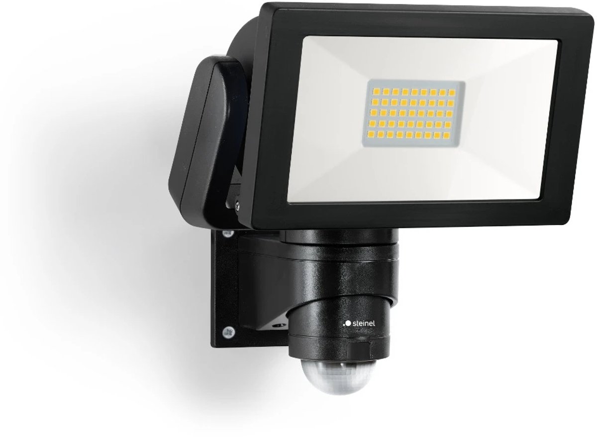 Steinel LS 300 S SW 067571 LED-udendørslyskaster med bevægelsessensor EEK: F (A - G) 29.5 W Lysfarve: hvid