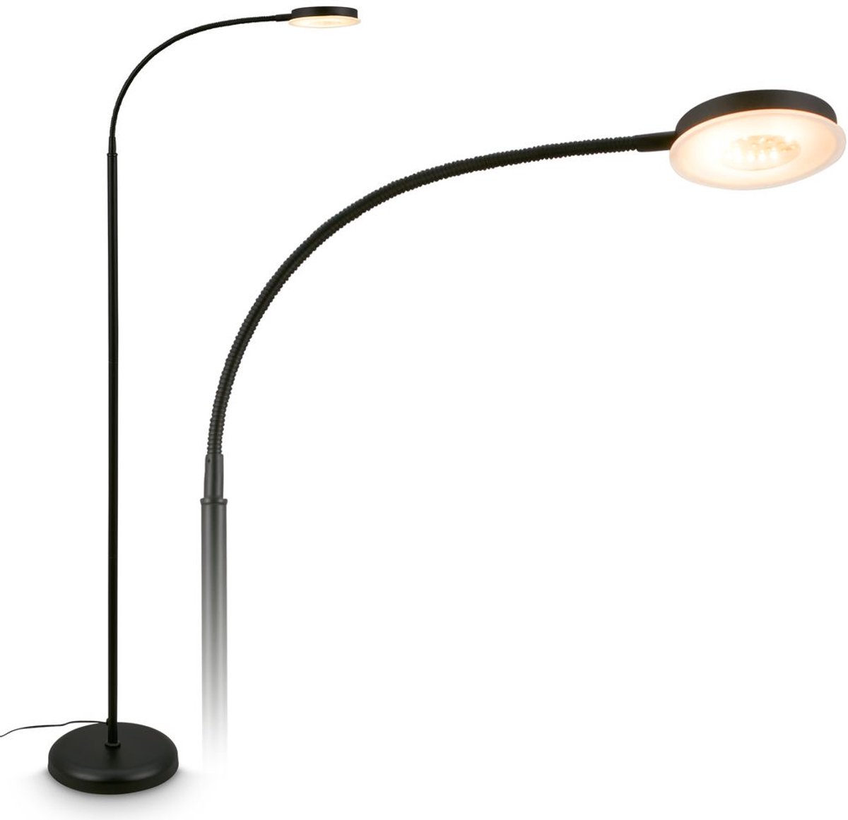 Briloner MEGG 1585015 Standerlampe LED (RGB)  12 W  Sort