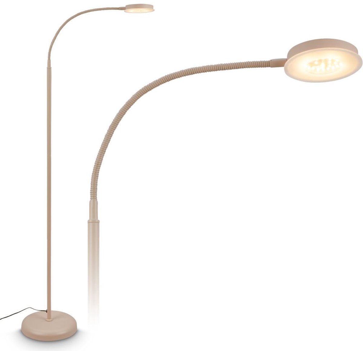 Briloner MEGG 1585011 Standerlampe LED (RGB)  12 W  Beige
