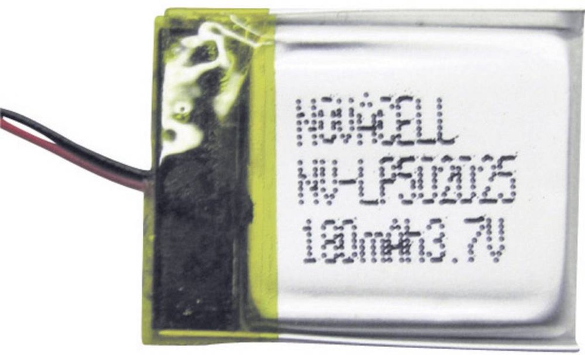 Micro-LiPo-batteri Sol Expert L180 3.7 V (max) (L x B x H) 20 x 25 x 5 mm