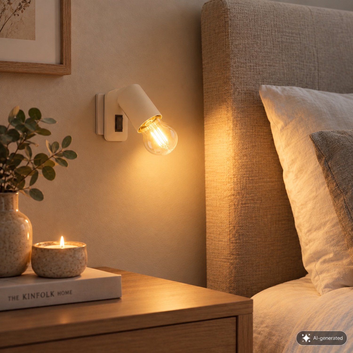 Briloner BATITA Vægbelysning  E27  25 W Beige
