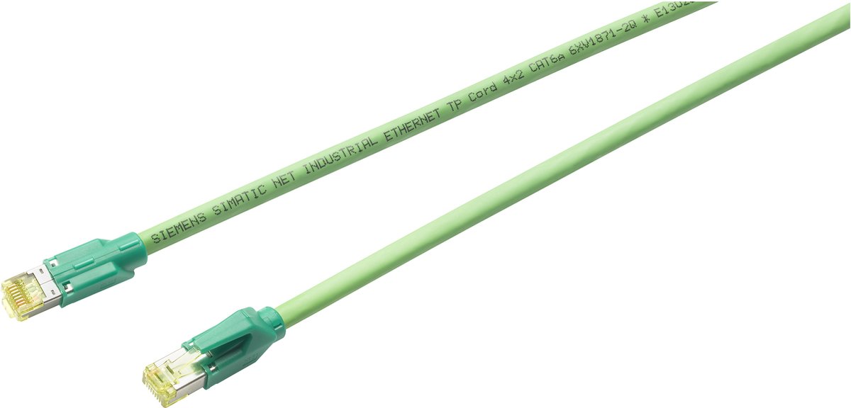 Siemens Seriel Tilslutningskabel [1x RJ45 - 1x RJ45] 3 m Grøn