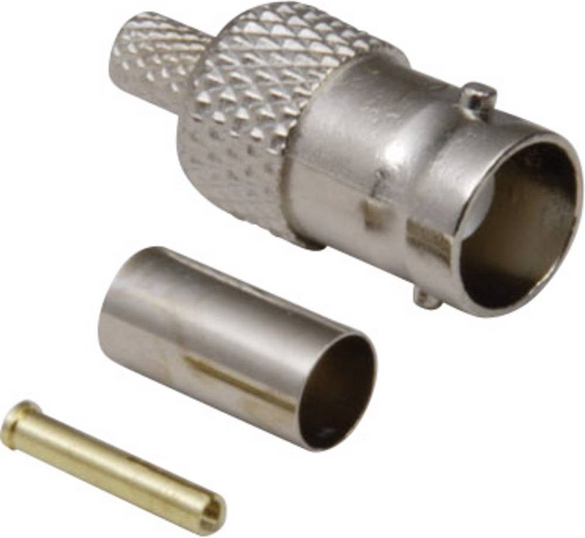 BKL Electronic 0401058/D 0401058/D BNC-stikforbindelse Tilslutning, lige 75 Ω 1 stk