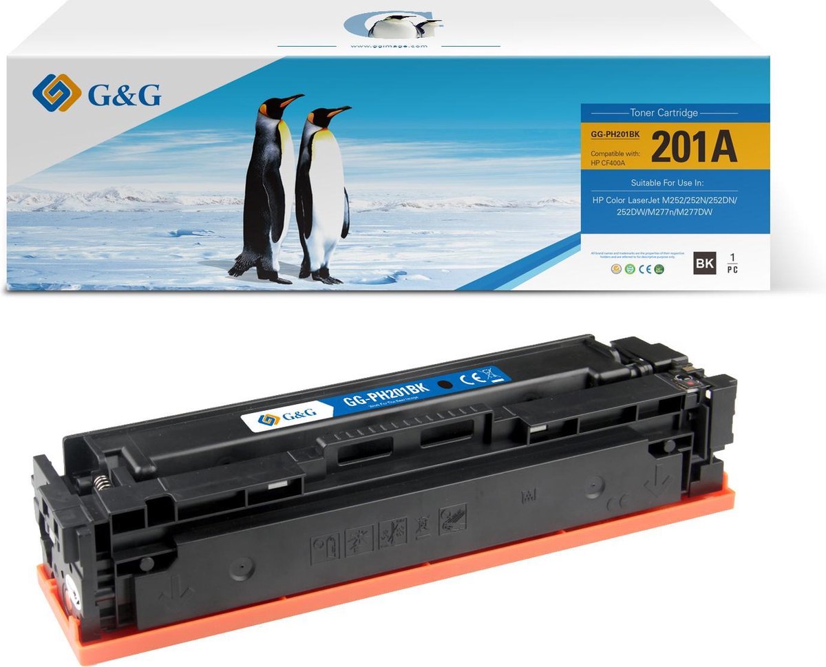 G&G Tonere erstatter HP 201A, CF400A Kompatibel Sort 1500 Sider 14366