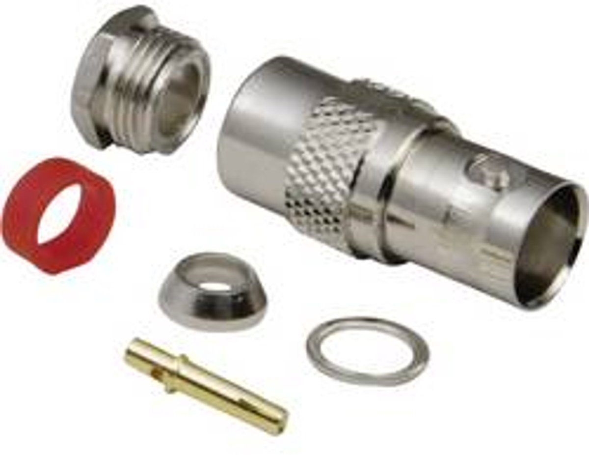 BKL Electronic 0401076/D 0401076/D BNC-stikforbindelse Tilslutning, lige 50 Ω 1 stk