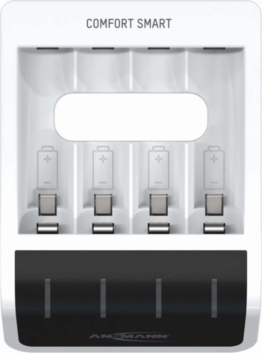 Ansmann Comfort Smart Oplader til runde celler NiMH R03 (AAA), R6 (AA)