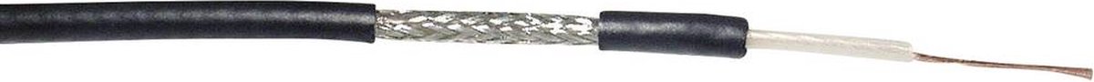 VOKA Kabelwerk 304660-87-100 Koaksialkabel Udvendig diameter: 2.67 mm RG174 A/U 50 Ω Sort 100 m