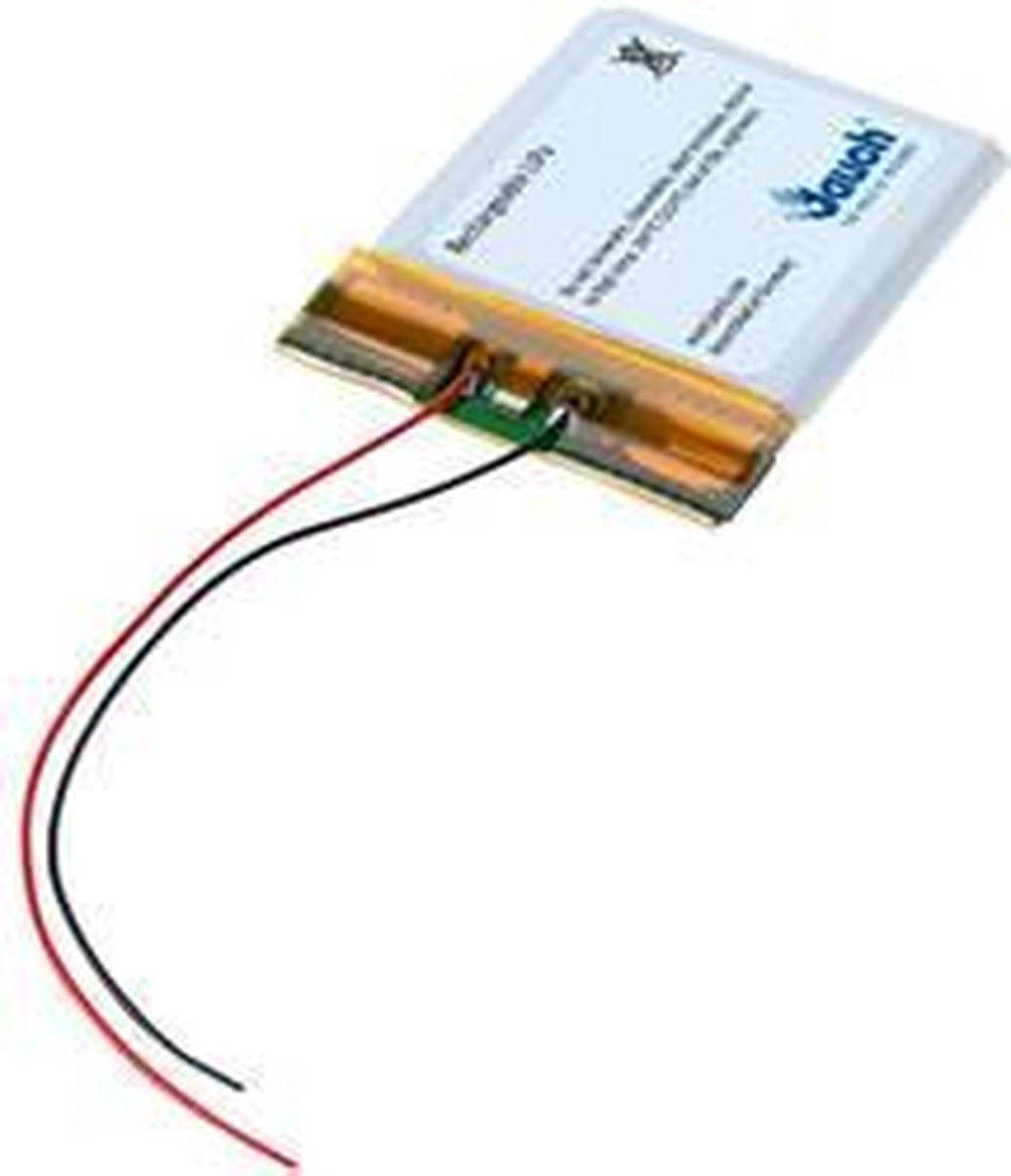 Jauch Quartz LP402025JU Special-batteri Prismatisk Kabel LiPo 3.7 V 140 mAh 1 stk