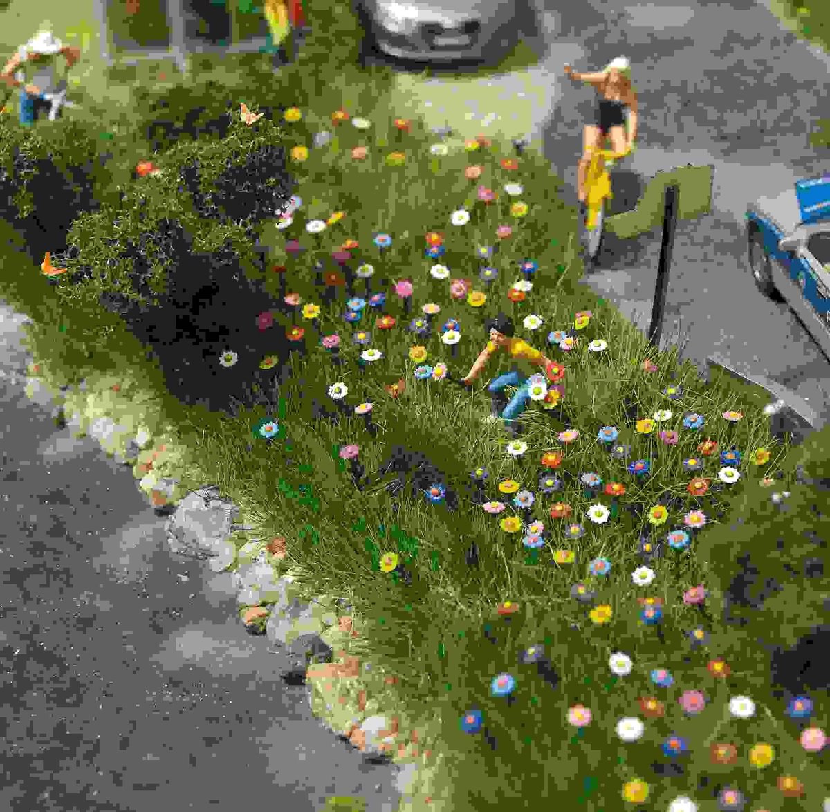 Busch 1229 H0 sommerblomster Byggesæt