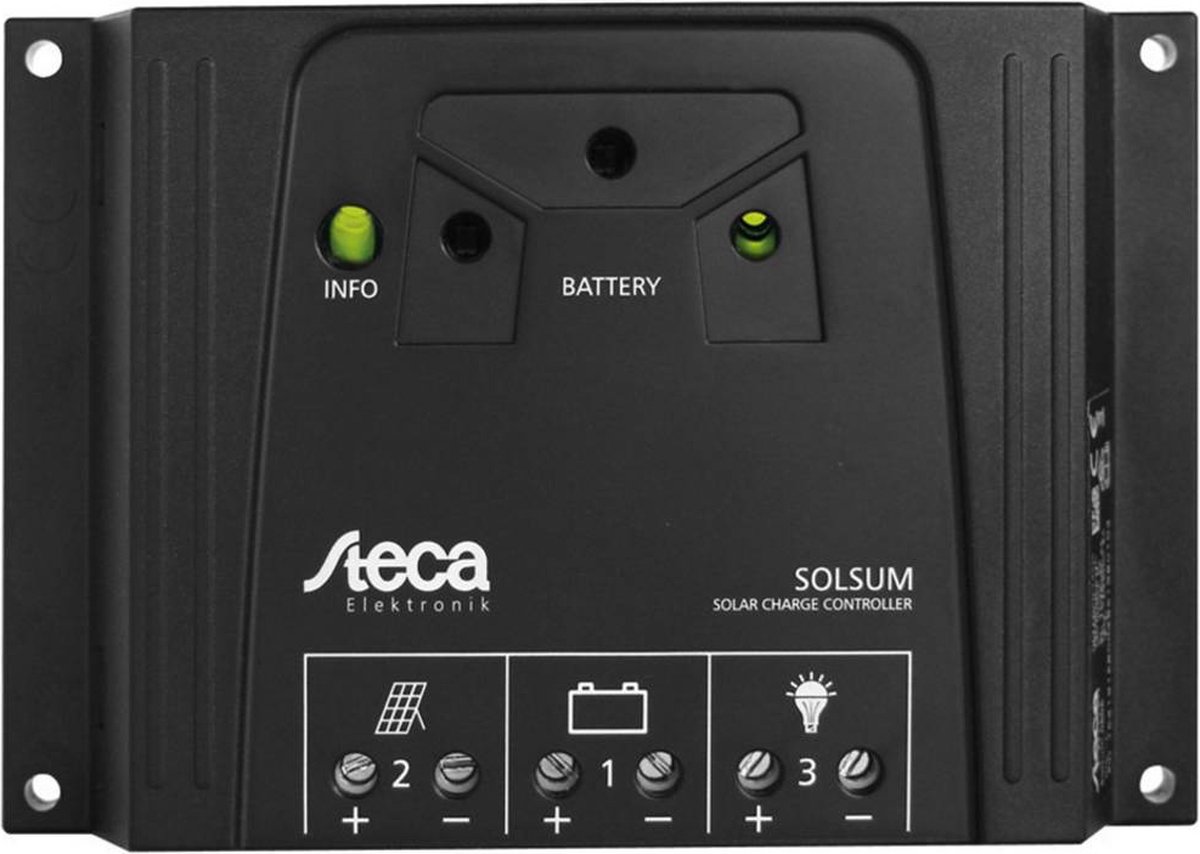Steca Solsum 0606 Solcelle-opladningsregulator 12 V, 24 V 6 A
