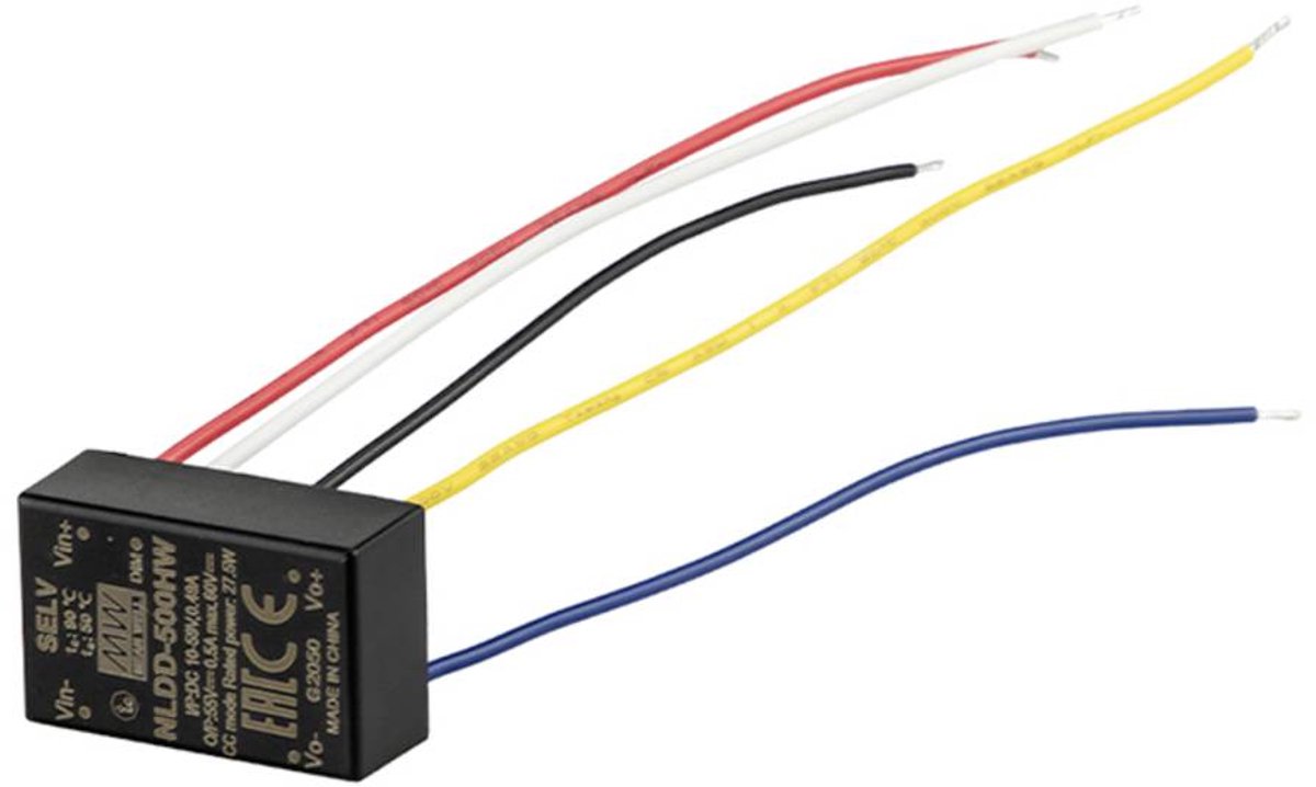 MEAN WELL NLDD-1200HW DC/DC-bilomformer 6 V 1.2 A Indhold 1 stk