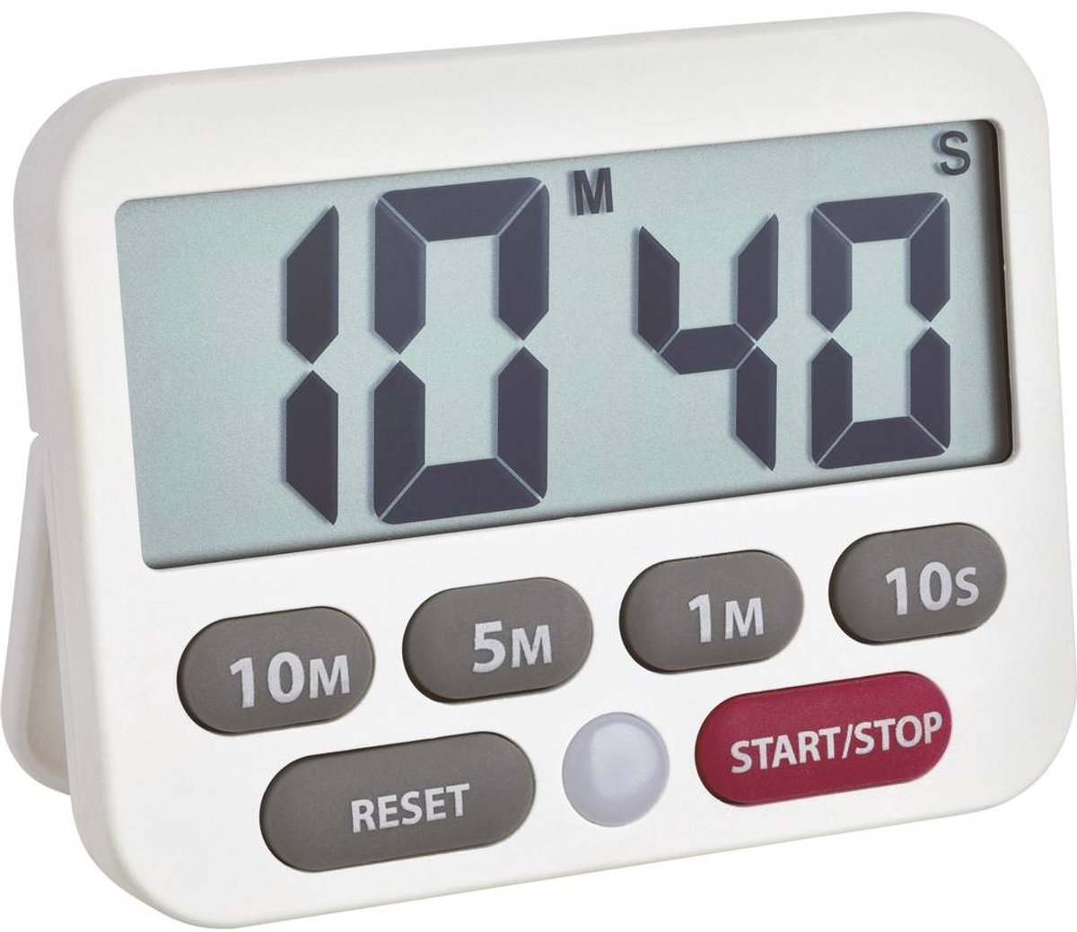 TFA Dostmann 38.2038.02 Timer Hvid digital