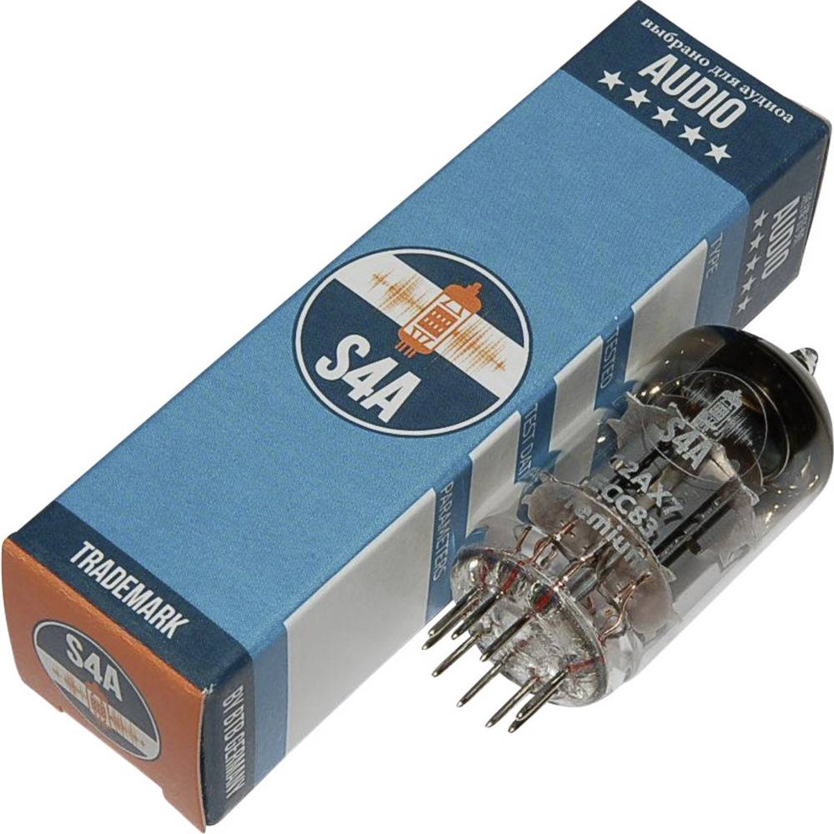 BTB Vertrieb ECC83 S4A Premium Elektronrør Udvalgt til Audio & Studio Dobbelttriode Poltal: 9 Sokkeltype: Noval Indhold 1 stk