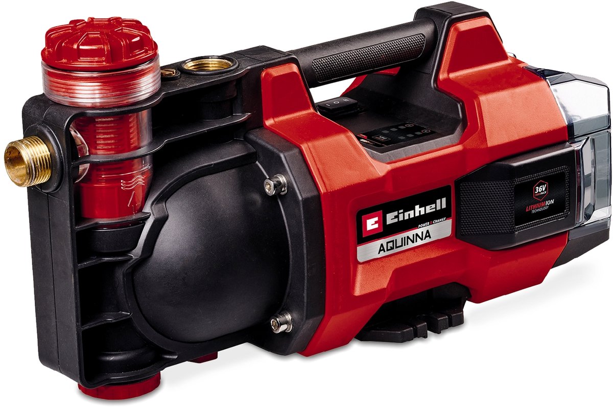 Einhell Power X-Change AQUINNA 36/38 F LED Akku-Gartenpumpe 3800 l/h 37 m