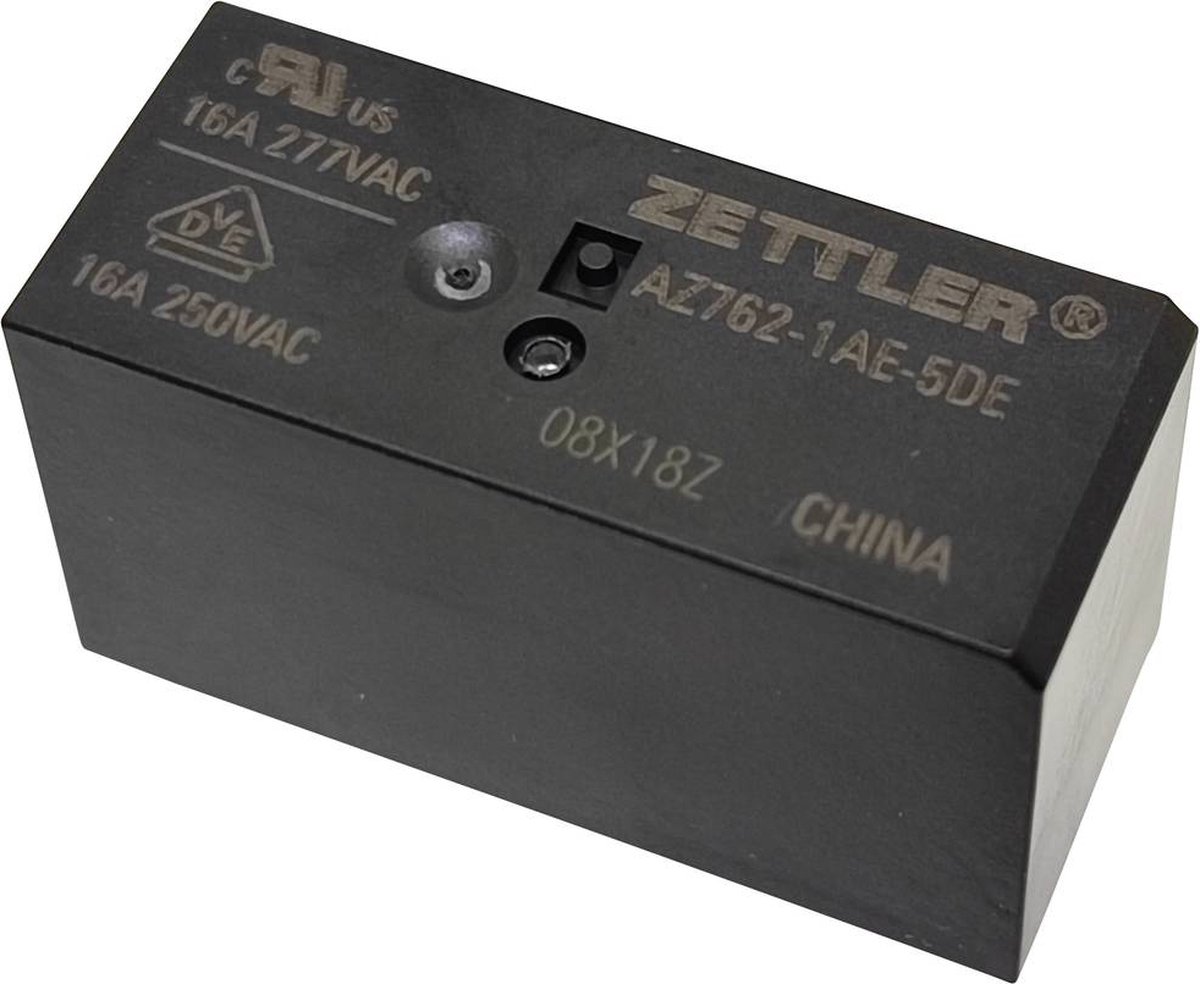Zettler Electronics AZ762-1AE-24DE Printrelæ 24 V/DC 16 A 1 x sluttekontakt 1 stk