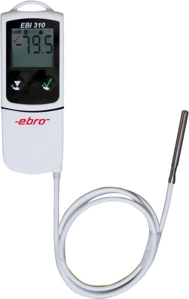 ebro 1340-6337 EBI 310 TE Temperatur-datalogger Mål Temperatur -200 til 250 °C PDF-funktion