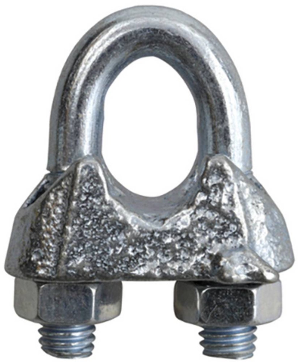 SWG 68017420075 Wireklemme 3 mm M4 Stål, Støbegods Galvaniseret 50 stk