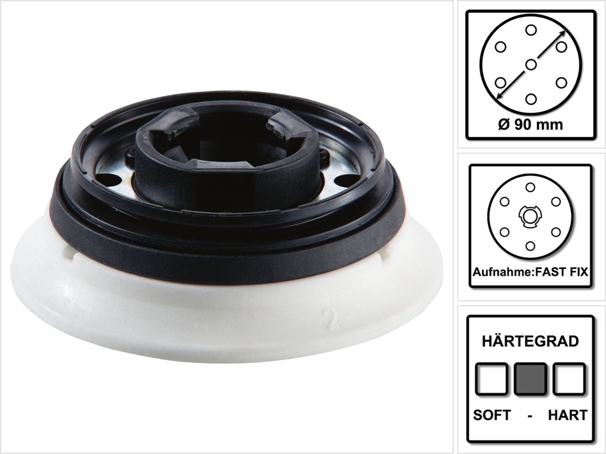 Festool 496804 Slibetallerken Diameter 90 mm