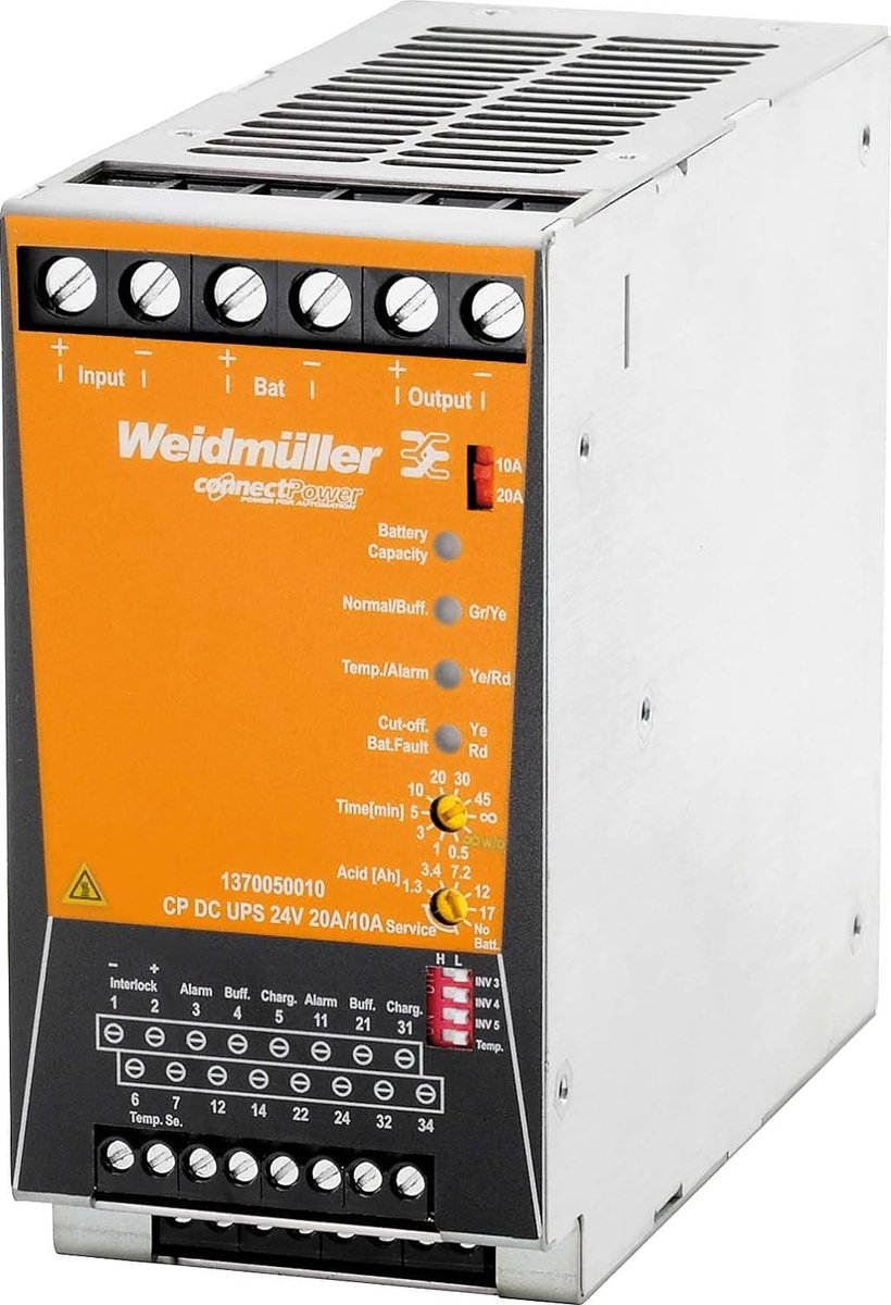 Weidmüller CP DC UPS 24V 20A/10A 1370050010 USV