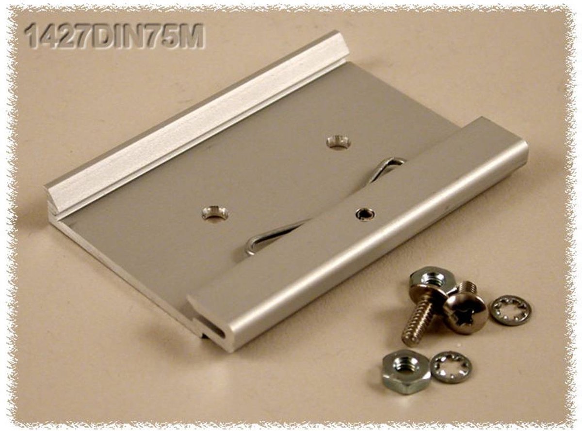 Hammond Electronics 1427DIN75M DIN-clip Til montering på DIN-skinne. 1 stk