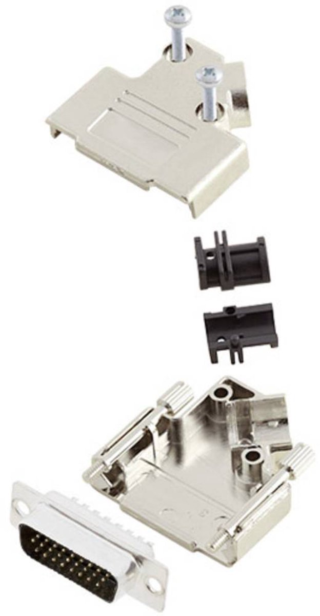 Amphenol L17D45PK-M-15+L717HDA26P D-SUB stiftliste-sæt 45 ° Poltal: 26 Loddekop 1 stk