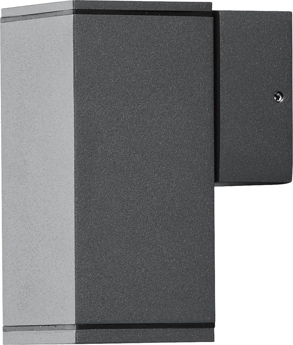Konstsmide Monza 7908-370 Udendørs vægbelysning Halogen GU10 35 W Antracit