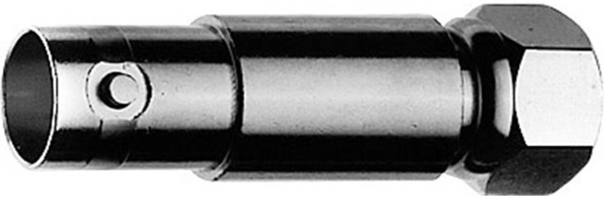 Telegärtner 100023644 100023644 Koax-adapter BNC-bøsning - F-stik 1 stk