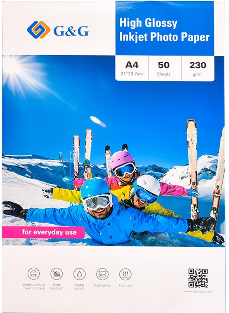 G&G 230GSM-A4-50 Fotopapir 230 g/m² 50 stk
