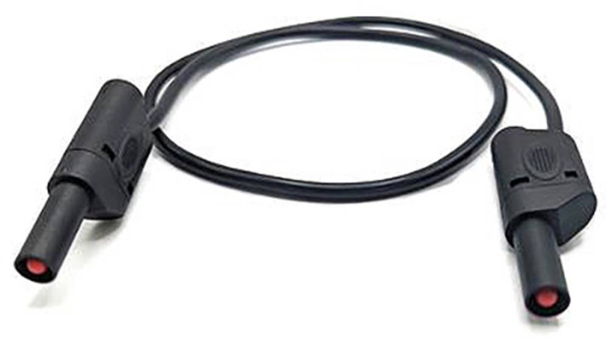 Mueller Electric 22.421-2M-0 Prøveledning Bananstik 4 mm Bananstik 4 mm 2 m Sort 1 stk