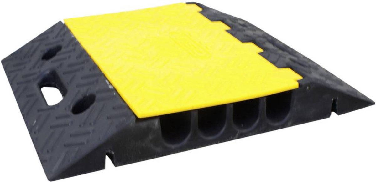 VISO kabelbro CP402 Sort, Gul Antal kanaler: 4 500 mm Indhold: 1 stk