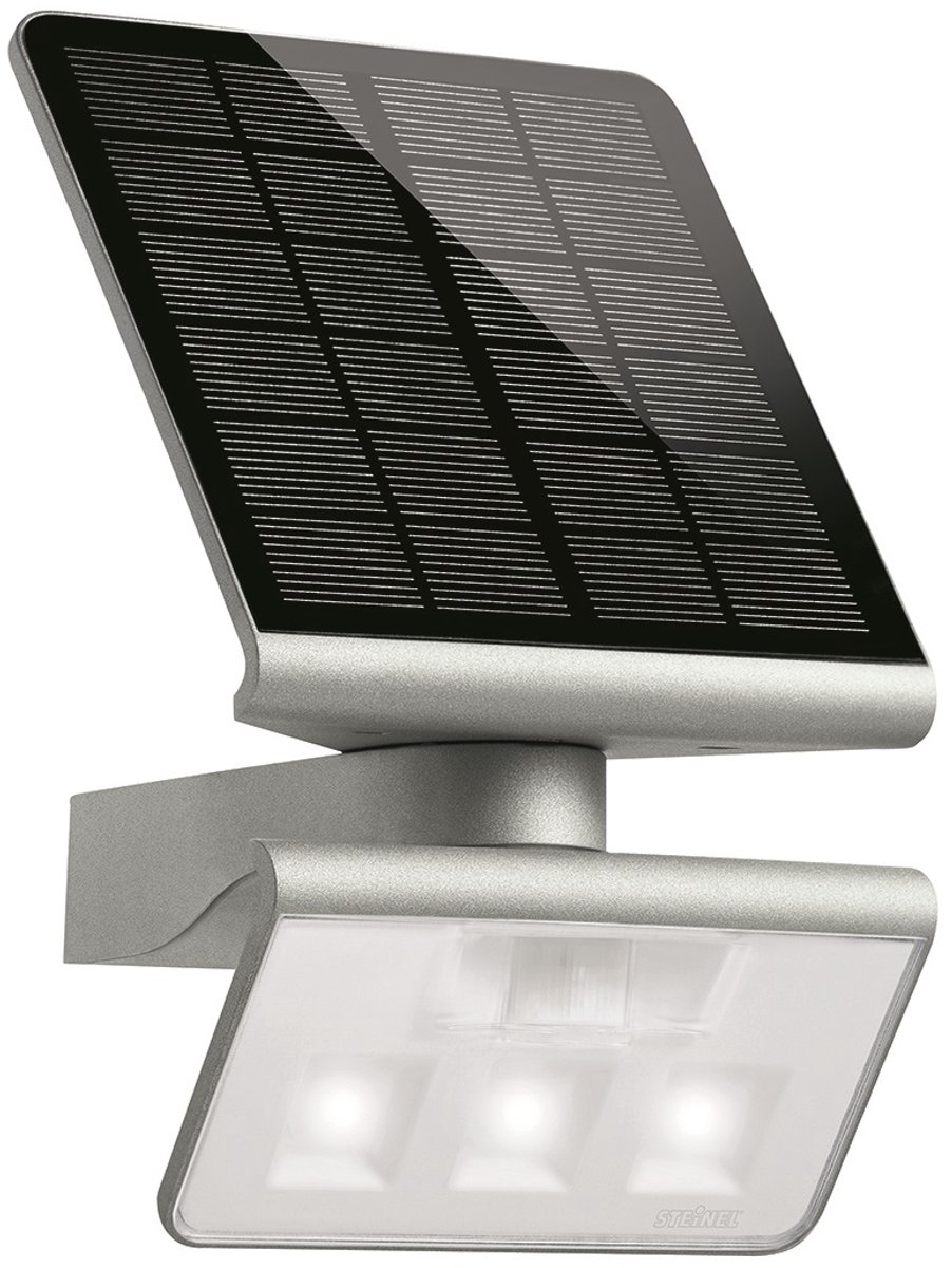Steinel XSolar L-S 671013 Solcelle-spot med bevægelsessensor 1.2 W Lysfarve: Neutralhvid