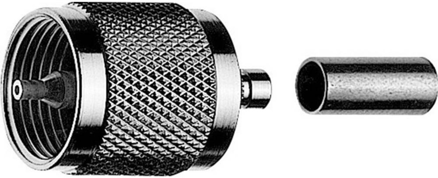 Telegärtner 100024325 100024325 UHF-stikforbindelse Stik, lige 50 Ω 1 stk
