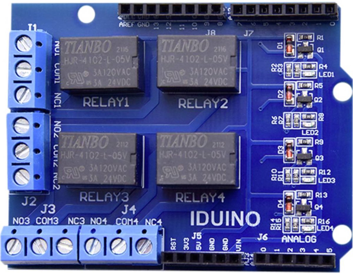 Iduino ME606 N/A Shield Passer til: Arduino 1 stk