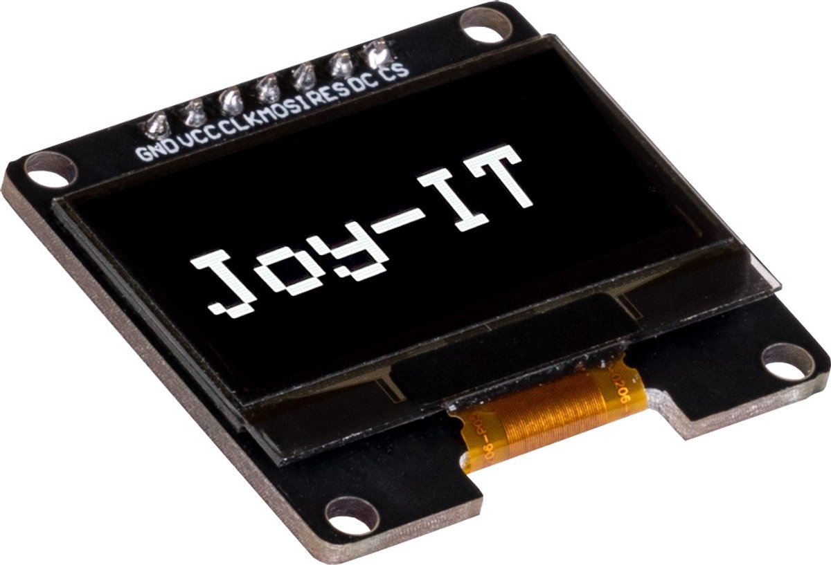 Joy-it SBC-OLED01.3 Display-modul 3.3 cm (1.3 tommer) 128 x 64 Pixel Passer til: Arduino, Raspberry Pi®, ASUS Tinker Board, Banana Pi, C-Control, Calliope,
