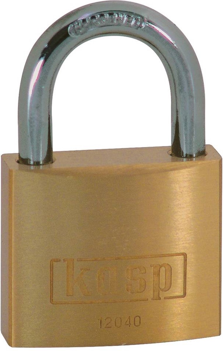 Kasp K12060 Hængelås 60 mm Forskellige Gyldengul Nøglelås