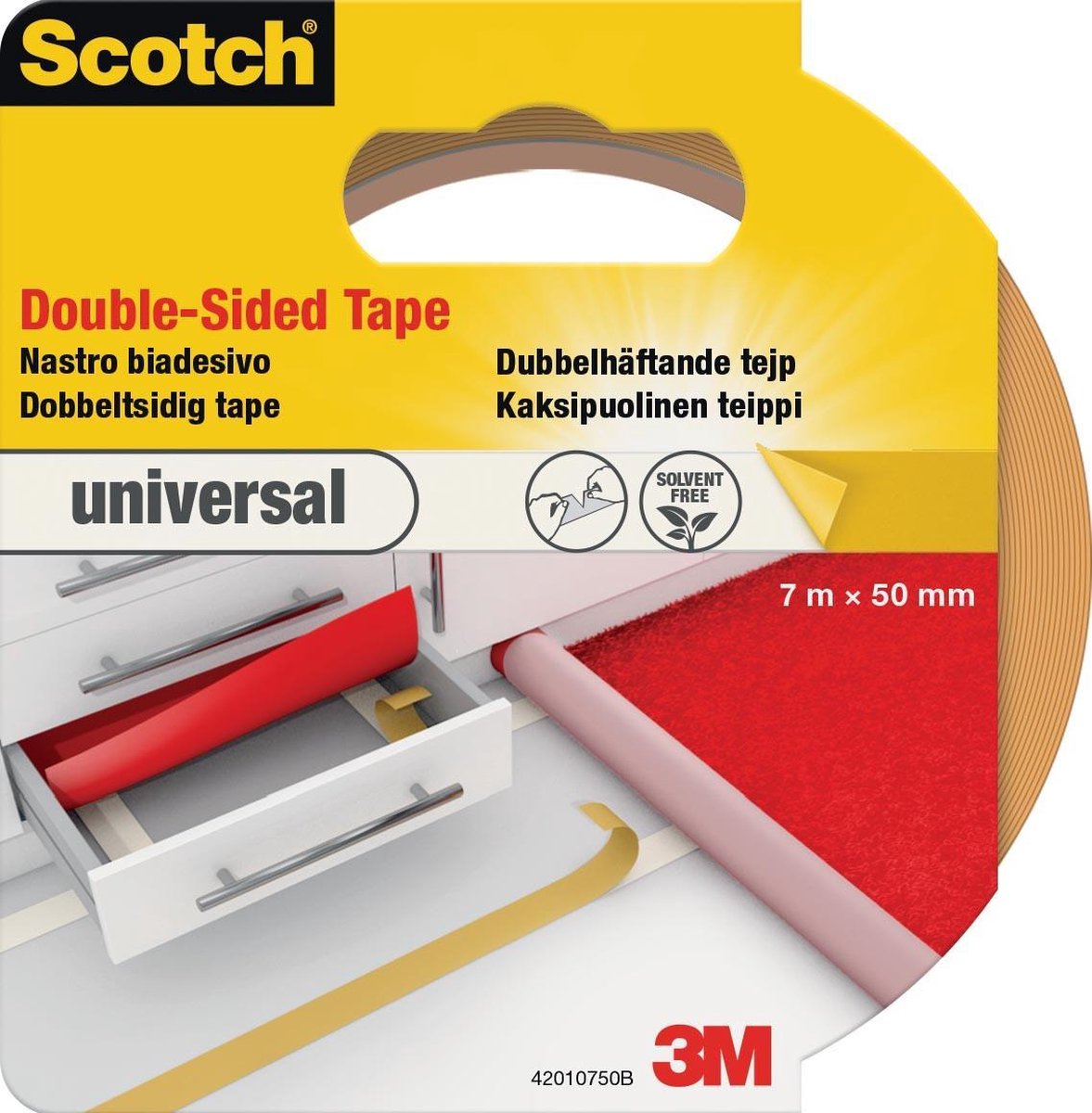 3M universal 42010750 Tape Scotch® Lysebrun (L x B) 7 m x 50 mm 1 stk