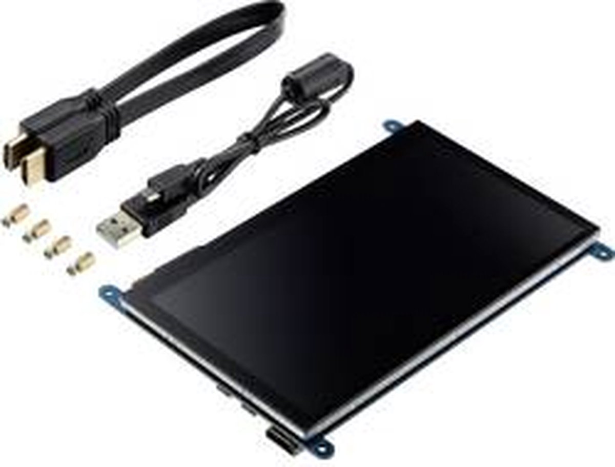 TRU COMPONENTS Touchscreen-modul 17.8 cm (7 tommer) 800 x 480 Pixel Passer til: Raspberry Pi®, Banana Pi