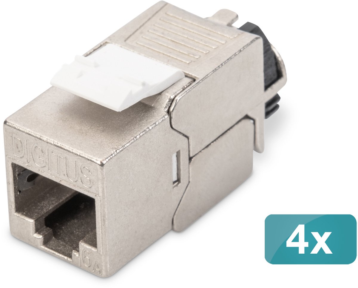 Digitus DN-93617-4 RJ45-indbygget modul Keystone CAT 6A 4 stk