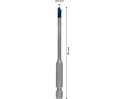 Bosch Accessories 2608900588 Flisebor 1 stk. 4 mm Samlet længde 90 mm Sekskantskaft 1 stk