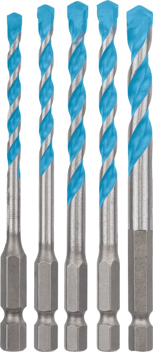 Bosch Accessories EXPERT MultiConstruction HEX-9 2608900585 Multibor-sæt 5 dele 4 mm, 5 mm, 6 mm, 6 mm, 8 mm Sekskantskaft 5 stk