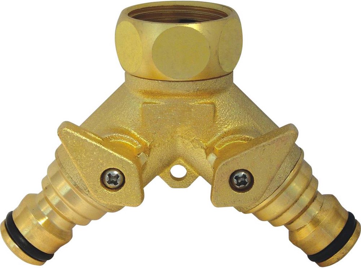 C.K G7918 Messing 2-vejs fordeler 24,2 mm (3/4) IG, Stikkobling
