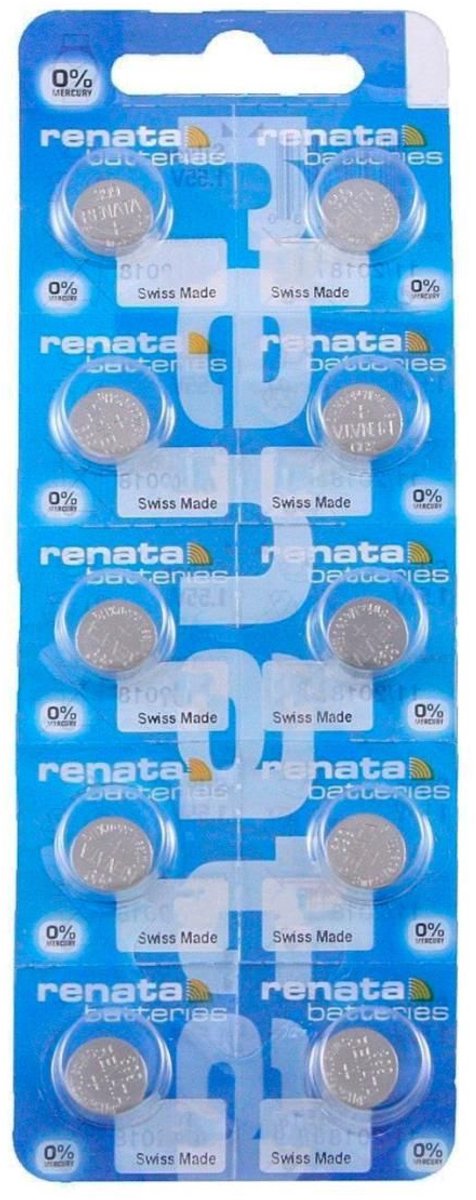 Renata Knapcellebatteri 357 1.55 V 10 stk 160 mAh Sølvoxid 357 MP CE RENATA