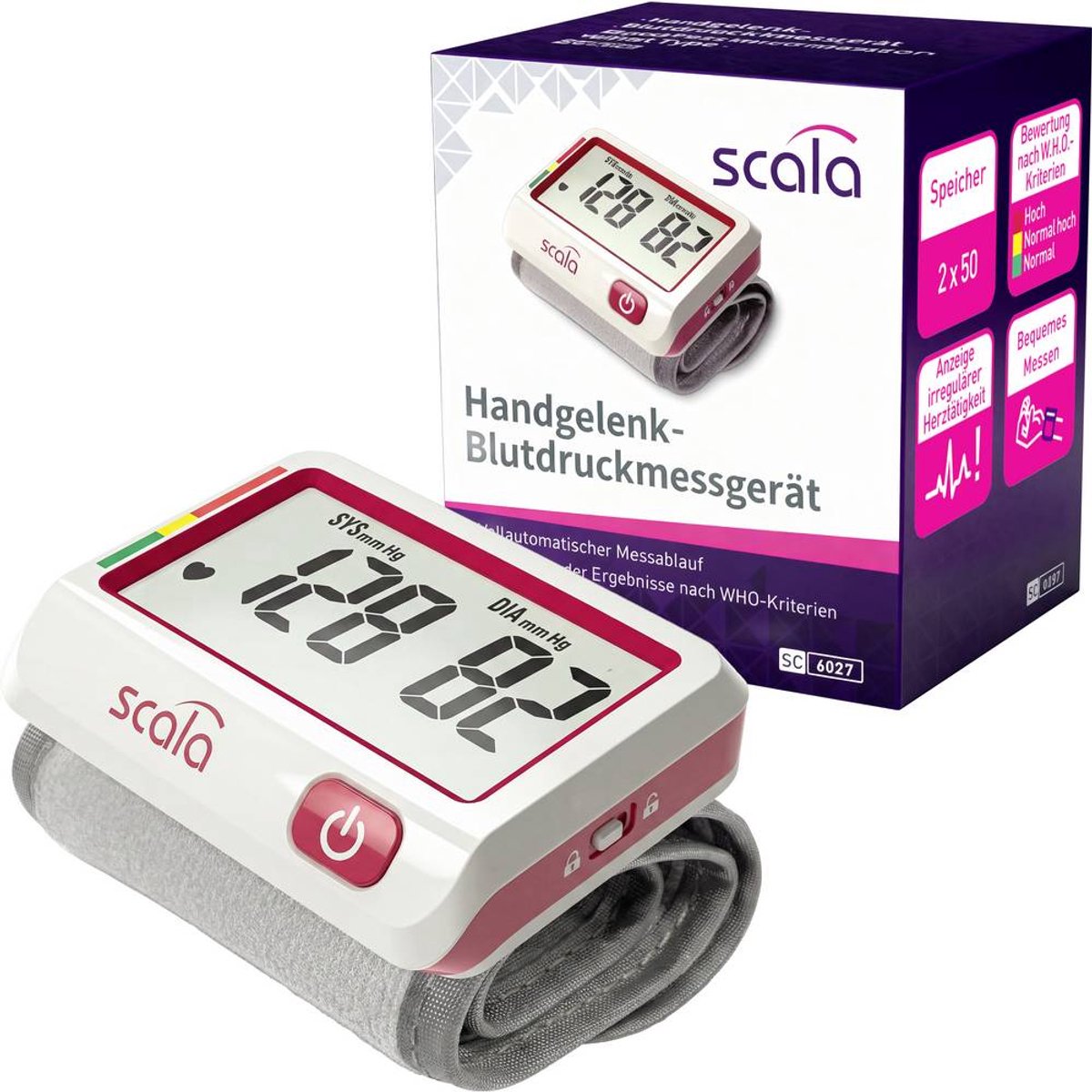 Scala SC 6027 60280 Blodtryksmåler Håndled