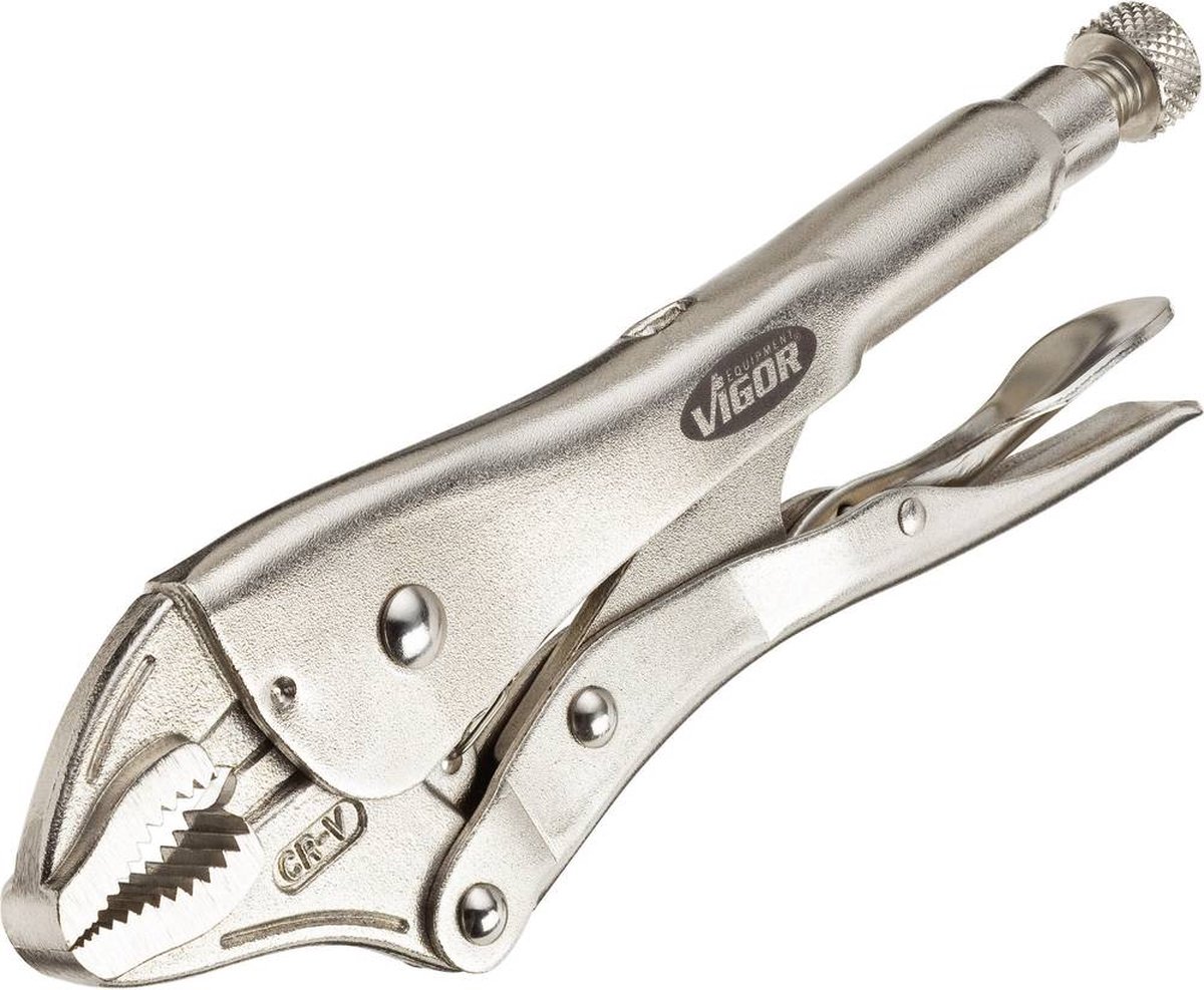 Vigor V1804 Gribetang Halvrund 125 mm