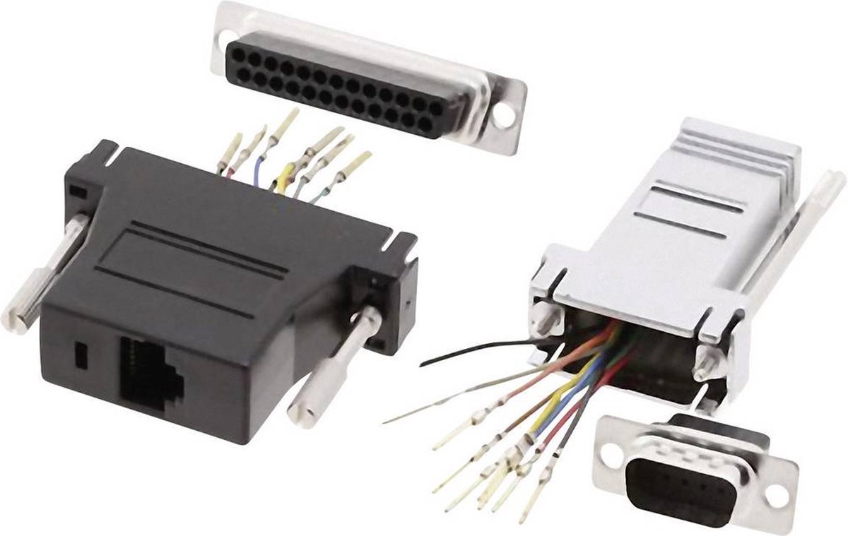 MH Connectors DA9-PMJ8-K-RC D-SUB-adapter D-SUB-stik 9-pol. - RJ45-tilslutning 1 stk