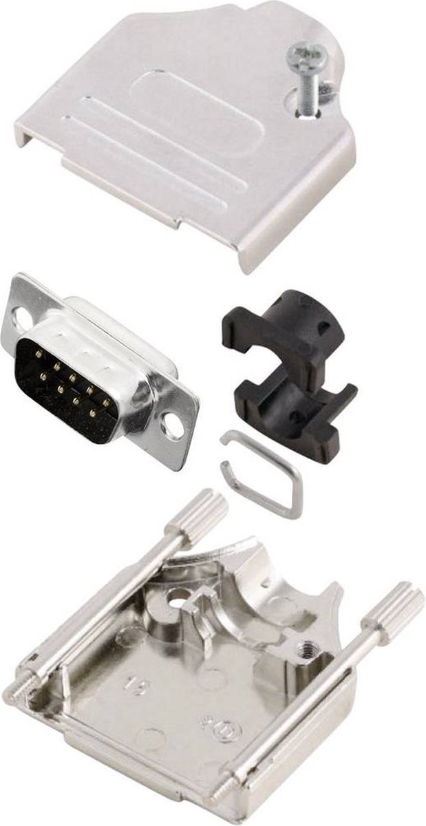 MH Connectors MHDTZK9-DM9P-K D-SUB stiftliste-sæt 180 ° Poltal: 9 Loddekop 1 stk