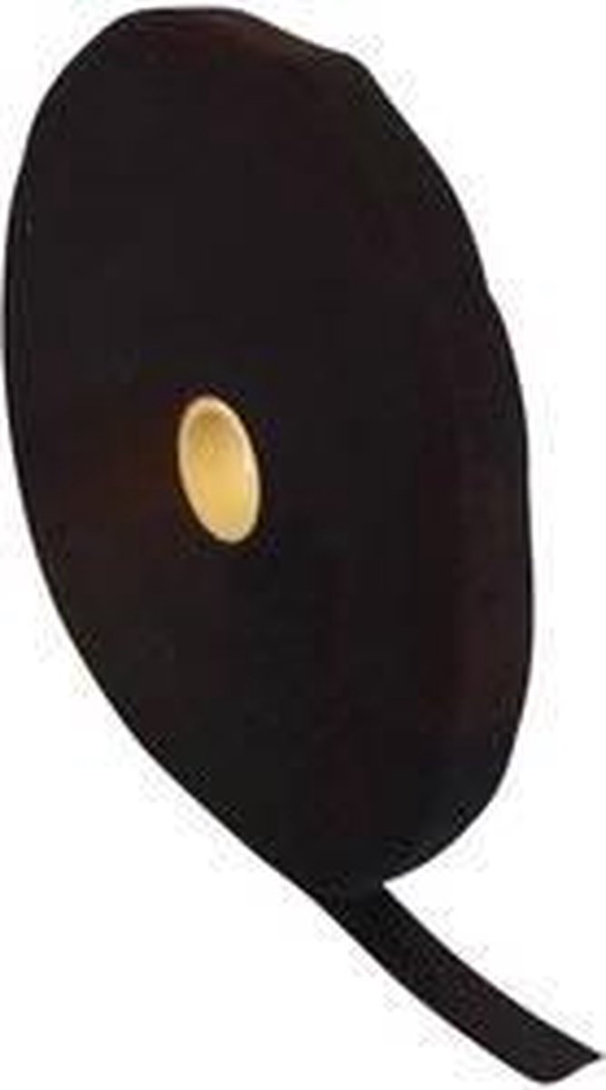 FASTECH® T0601099991125 Burrebånd til samling Burrebånd statisk loop del (L x B) 25000 mm x 10 mm Sort 25 m